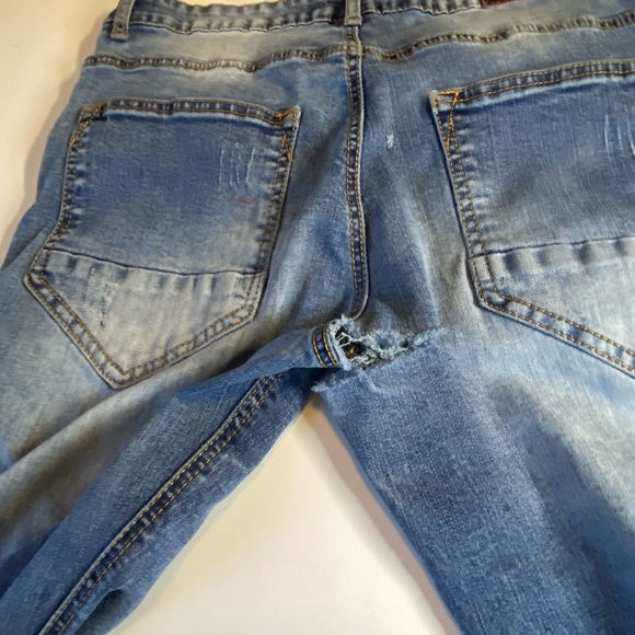 Distressed Jeans Men Size 32x30 ODD Culture - Picture 7 of 7